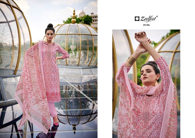 Kanikaari By Zulfat Cotton Dress Material Catalog